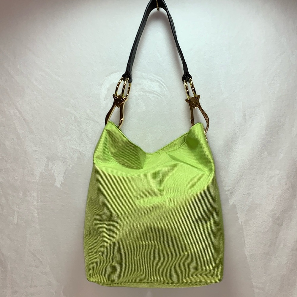 Jean-Pierre Klifa Bucket Bag Lime Nylon *NEW*